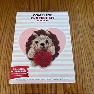 Needle Creations Hedgehog With Heart Crochet Kit